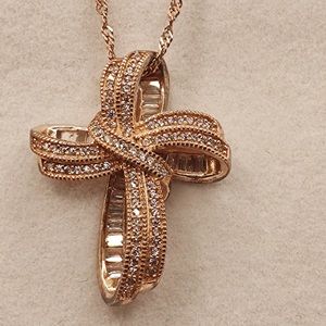 Rose Gold over Sterling Silver